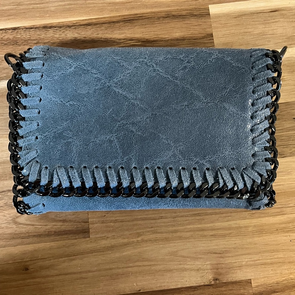 Borse in Pelle Blue Leather bag